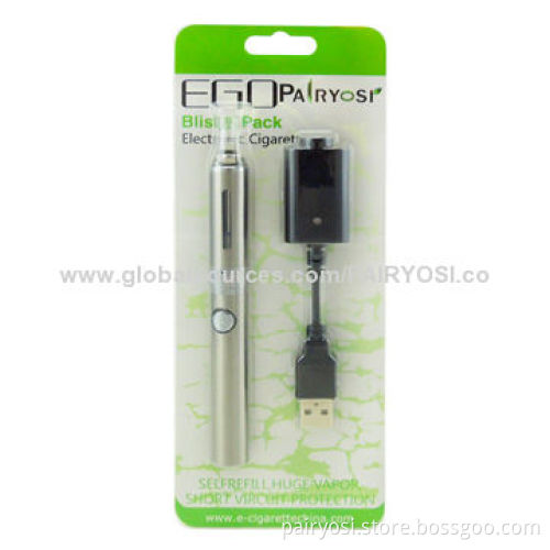 Electronic cigarette starter kits, bottom refill atomizer MT3, 650/900/1,100mAh capacity range